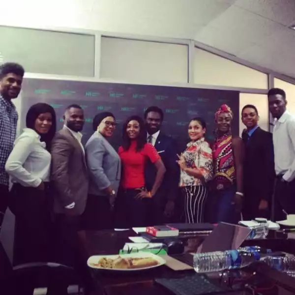#BBNaija: How Heritage Bank Hosted The Evicted Housemates Yesterday (Photo)
